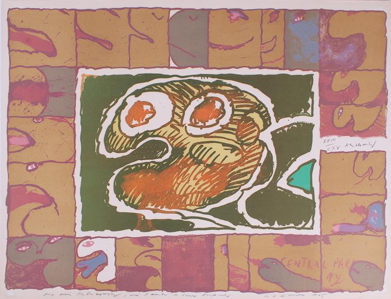 Pierre Alechinsky  (b. 1927) Belgium (1 of 4)