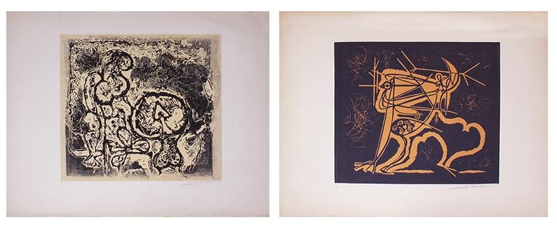 Hans Burkhardt  (1904-1994) Swiss American  (two) (1 of 7)