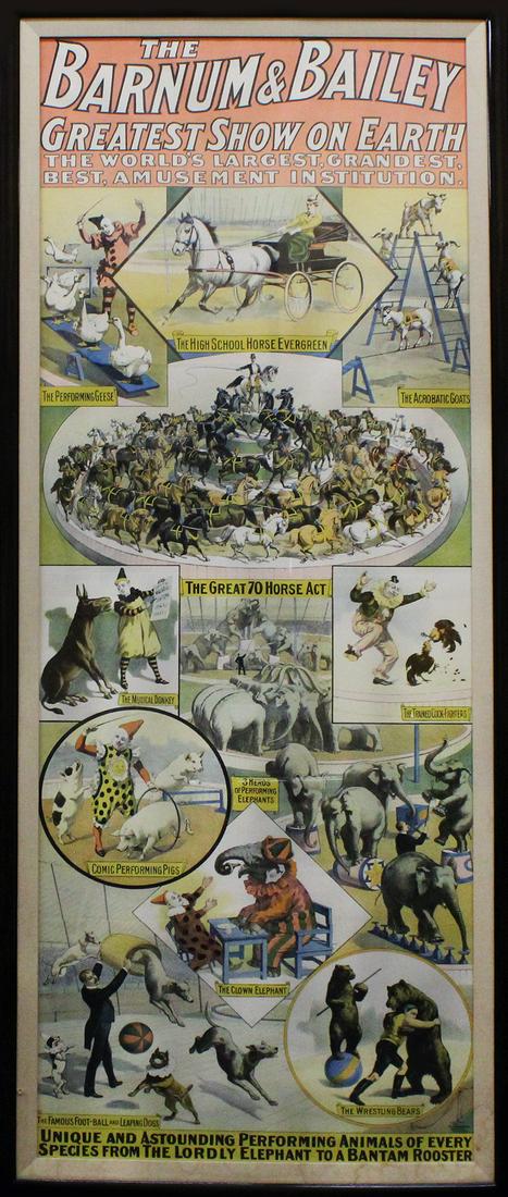 Barnum & Bailey circus poster  (20 th  Century) (1 of 4)