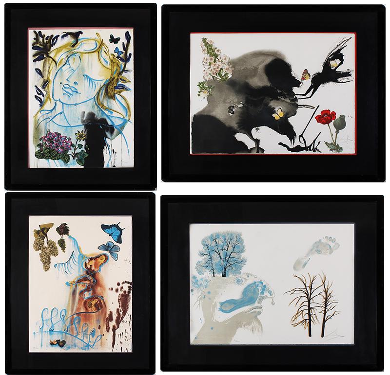 attributed to  Salvador Dali  (1904-1989) Spanish  (four) (1 of 19)