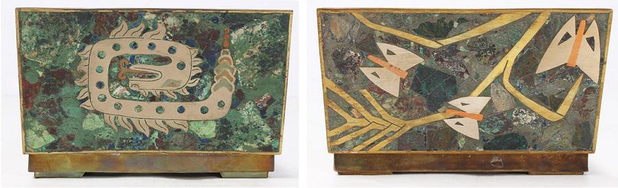 Decorative Arts: Los Castillo Brass Boxes  (two) (1 of 12)