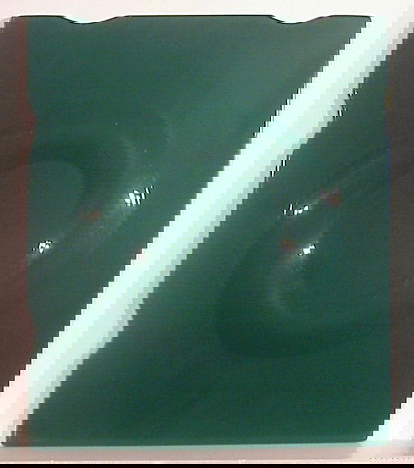 Robert Morris (b. 1931) American: MODEL from TEN FROM CASTELLI, 1967, vacu-form multiple, 23 ¼ x 19 ½ x ½", signed and dated, from the numbered edition 200, very light surface scuffs.