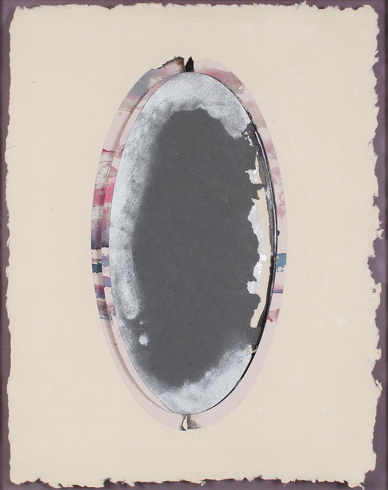 Larry Bell (b. 1939) California New Mexico: ASSEMBLED RELIEF Series, 1988, vapor drawing and watercolor on cast paper with die-cut, signed and dated in pencil lower center, one of a series of 42 unique works, published by Gemini G. E. L. with b