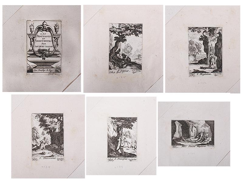 Jacques Callot  (1592-1635) French  (six) (1 of 4)