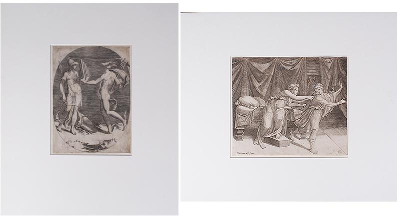 Old Masters:  Giulio Bonasone ( 1498-1574) Italian &  Nicolo van Aelst  (1526-1613) Flemish  (two) (1 of 8)