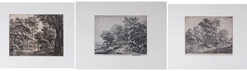 Old Masters:  Antoni Waterloo  (1609-1690) Dutch  (three) (1 of 11)