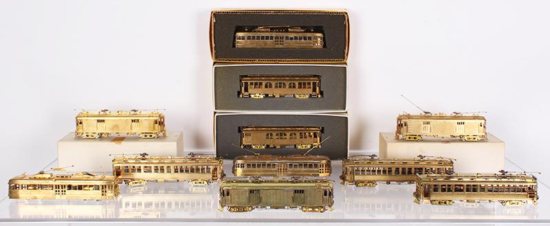 Model Trains: Suydam Pacific Electric Steel HO Scale Brass Train Cars  (eleven) (1 of 3)