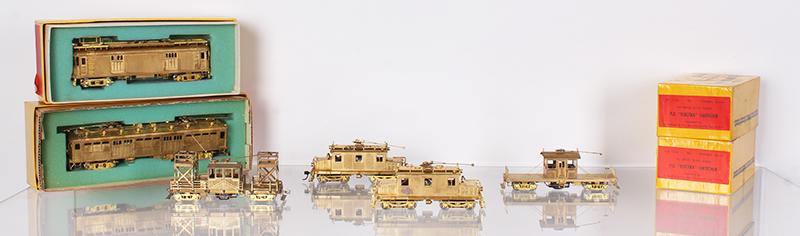 Model Trains: Suydam Pacific Electric Steel HO Scale Brass Trains & Rail Cars  (eight) (1 of 3)