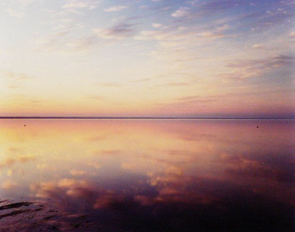Photography: Joel Meyerowitz (b. 1938) American: BLUE SKY, 1991, chromogenic print, signed in pencil, from the numbered edition 100, sheet 11 x 14”, published by Buhl Foundation.