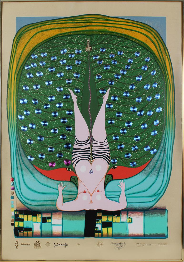 Friedensreich Hundertwasser  (1928-2000) Austrian  (two) (1 of 4)