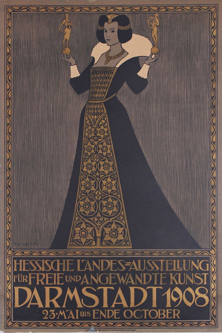 Friedrich Wilhelm Kleukens  (1878-1956) German (1 of 3)