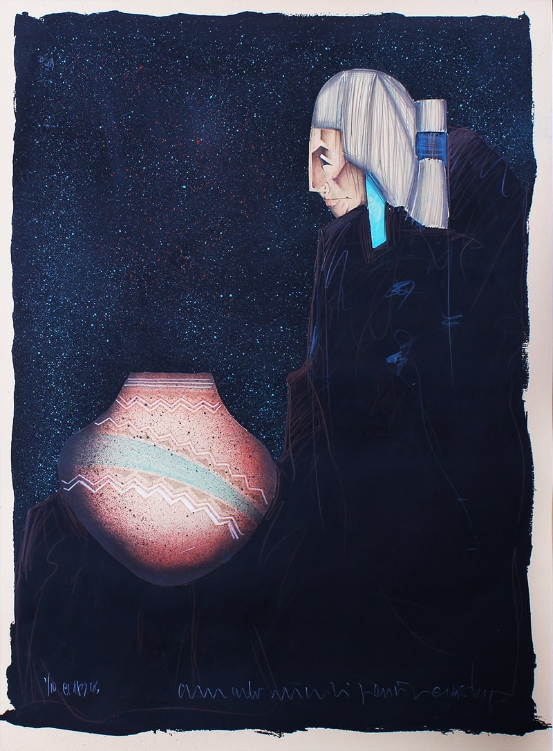 Amado Maurilio Pena, Jr.  (b. 1943) Texas  (two) (1 of 6)