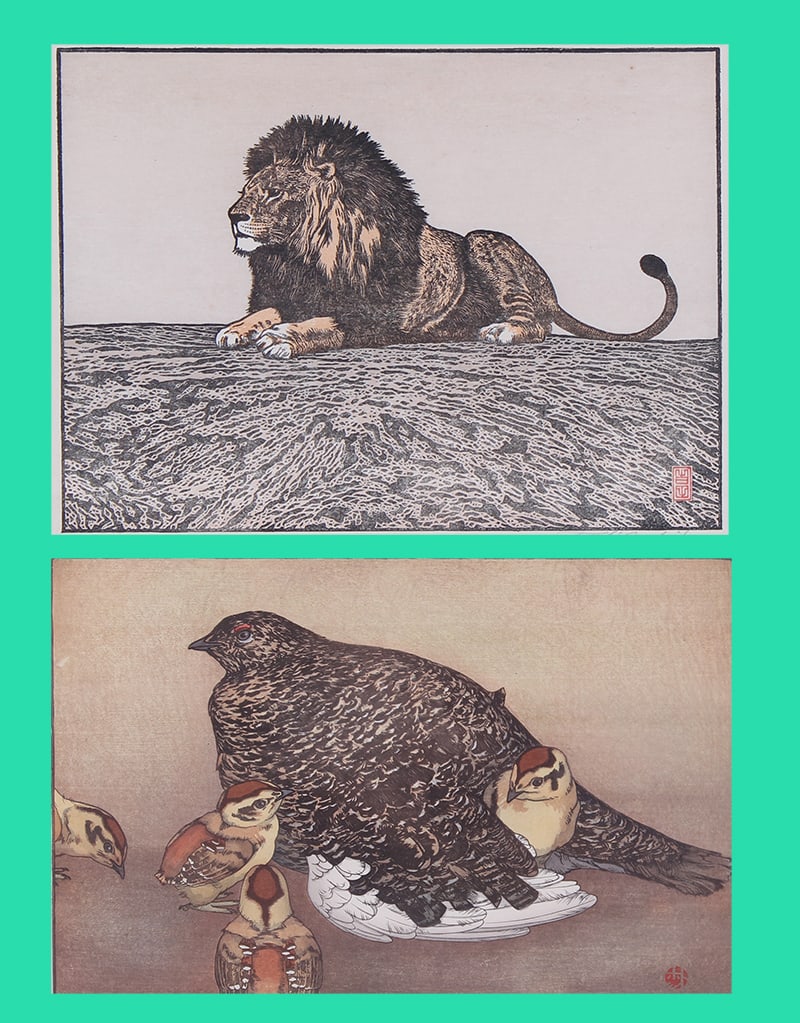 Toshi Yoshida  (1911-1995) Japanese  (two) (1 of 6)