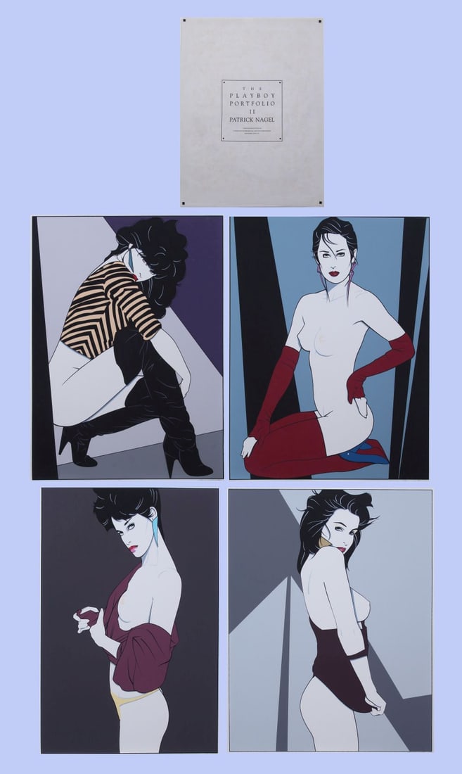 Patrick Nagel  (1945-1984) California  (portfolio) (1 of 8)