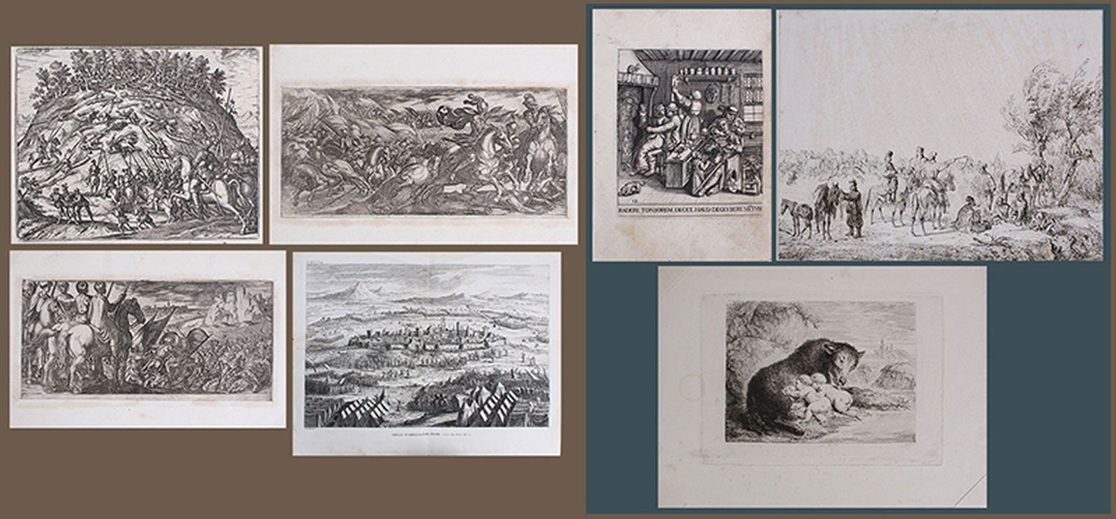 Old Master Etchings  (seven) (1 of 19)
