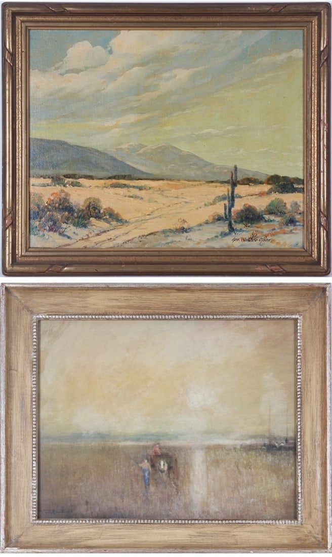 George Wallace Olson  (1876-1938) Hollywood, CA &  Artist Unidentified  (two) (1 of 9)