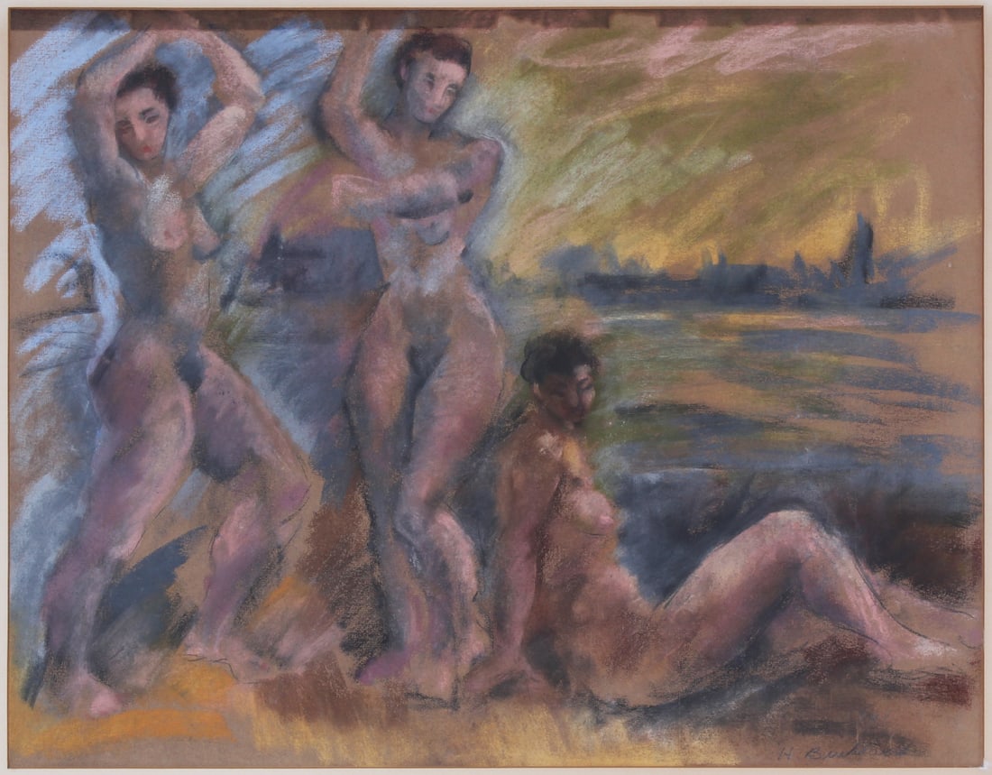 Hans Burkhardt  (1904-1994) Swiss American (1 of 4)