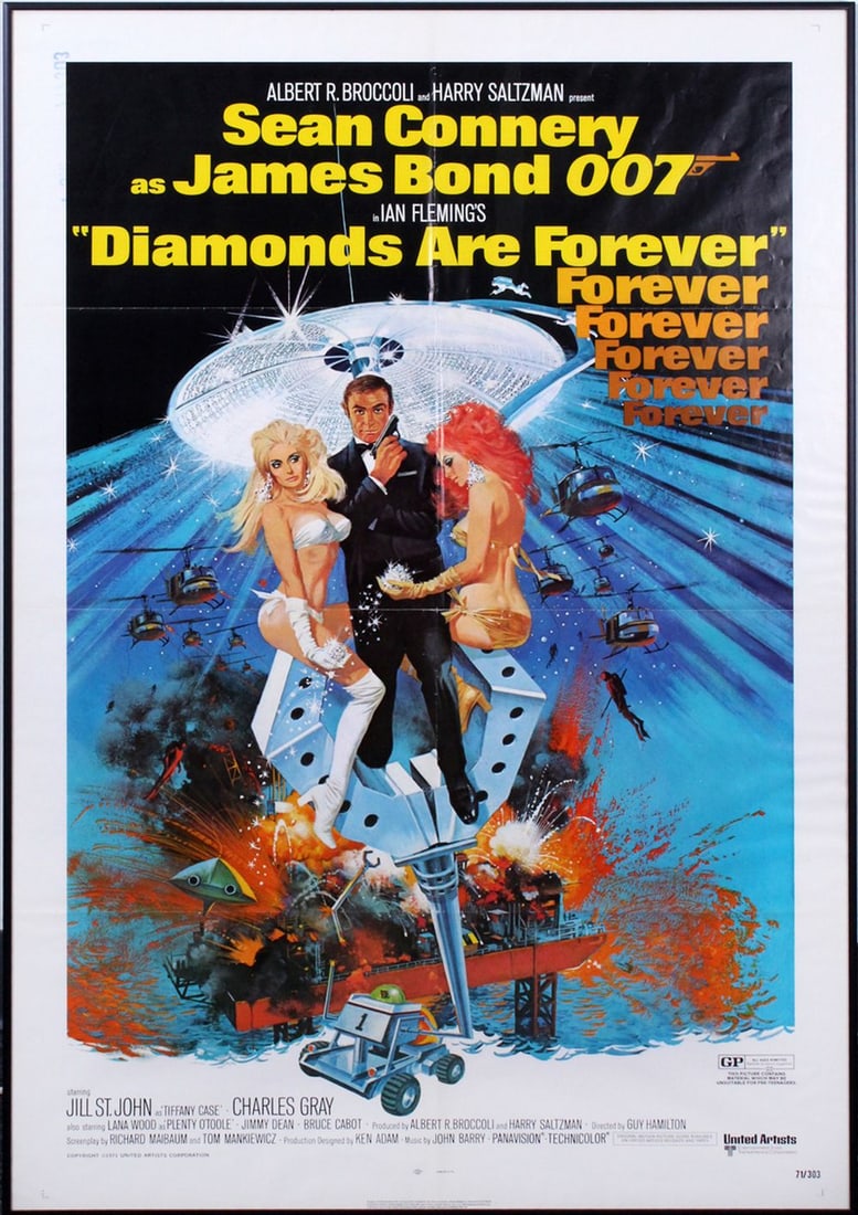 Vintage Movie Poster:  James Bond (1 of 2)