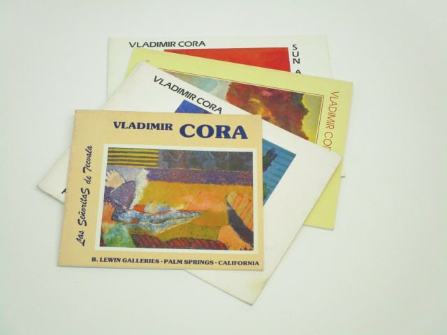 Vladimir Cora (four): Vladimir Cora-Exhibition, February 8 – February 29, 1991, B. Lewin Galleries, Palm Springs, softbound; Vladimir Cora-Sun and Nature Exhibition, B. Lewin Galleries, Palm Springs, softbound; Vladimir