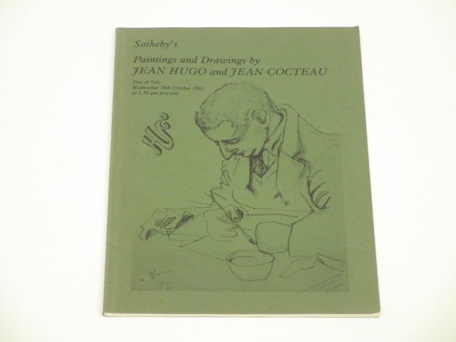 Jean Hugo, Jean Cocteau: Paintings and Drawings by Jean Hugo and Jean Cocteau, October 28 th 1981, Sotheby’s, softbound, comes with estimates sheet.