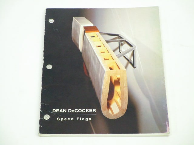 Dean Decocker: Dean Decocker-Speed Flags-Exhibition Catalogue, 1997-1998, Wignall Museum/Gallery, CA, softbound