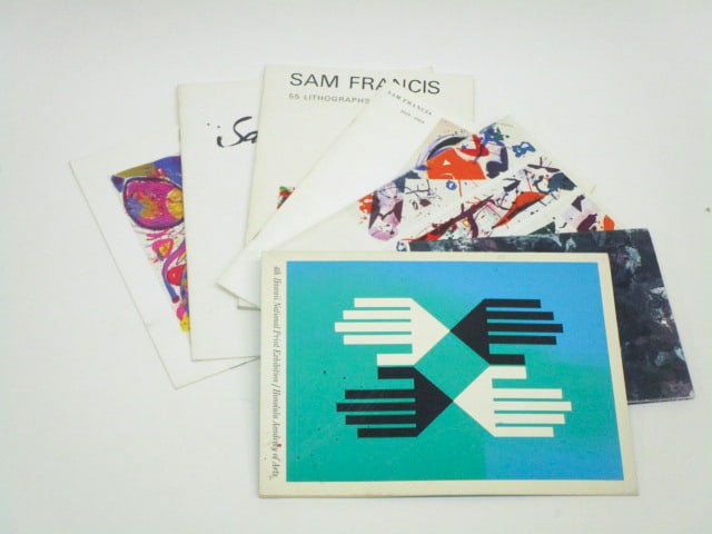 Sam Francis  (seven, one with color lithograph cover) (1 of 1)