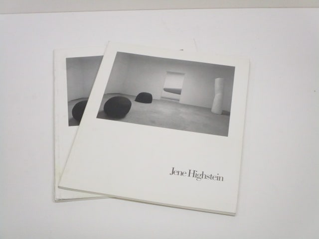 Jene Highstein (two): Jene Highstein (two of the same), Hugh M. Davies and Lynda Forsha, La Jolla Museum of Contemporary Art, ISBN 0934418268, softbound.
