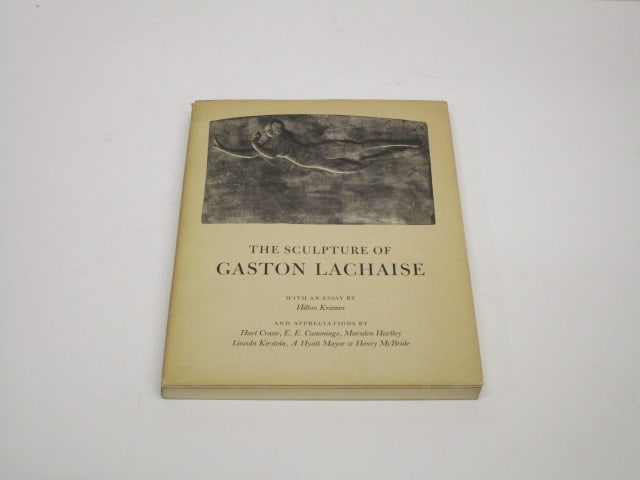 Gaston Lachaise: The Sculpture of Gaston Lachaise, 1967, The Eakins Press Publishers, New York, softbound.