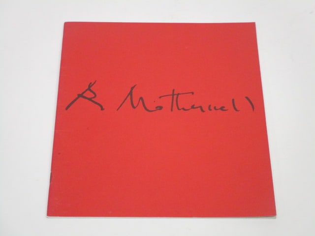 Robert Motherwell: Robert Motherwell A Decade of Prints 1979-1989, 1989, Bobbies Greenfield Fire Art, softbound.