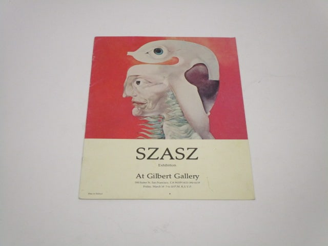 Endre Szasz: Szasz Exhibition, Gilbert Gallery, softbound pamphlet.