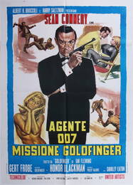 James Bond Goldfinger  ( Averardo Ciriello artwork)