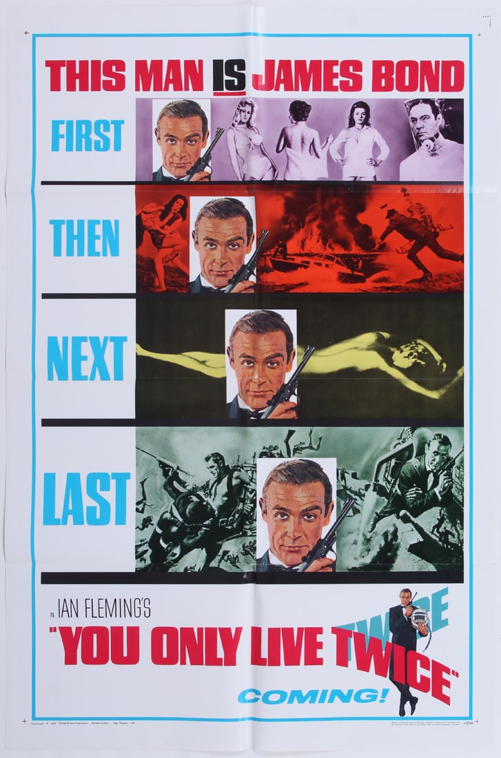 James Bond You Only Live Twice  (Robert McGinnis artwork) (1 of 3)