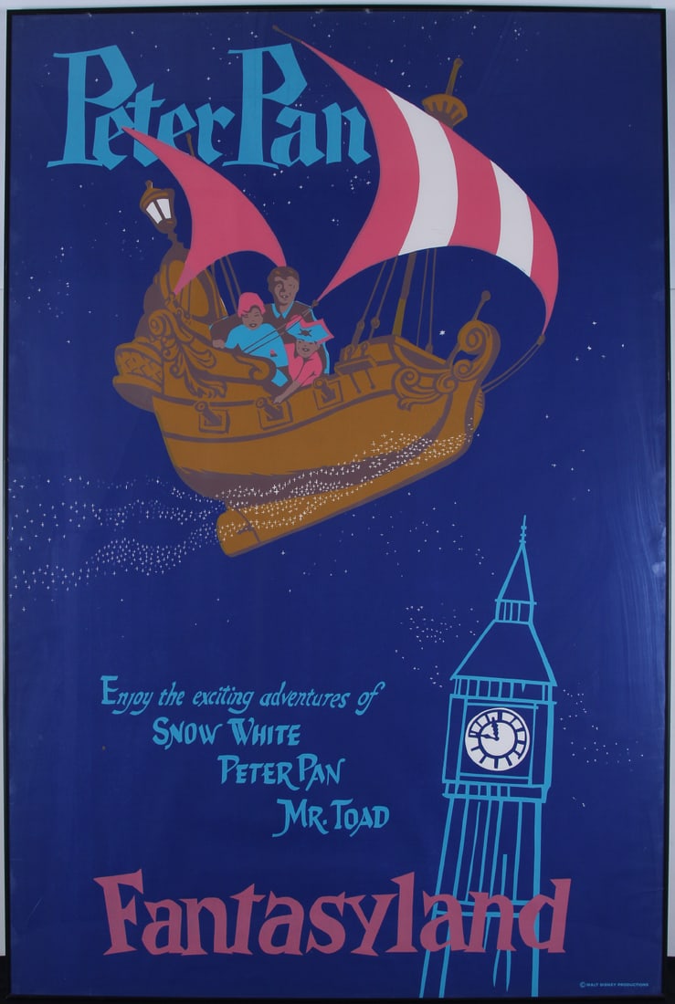 Disneyland Park Attraction Poster: Peter Pan Fantasyland (1 of 1)