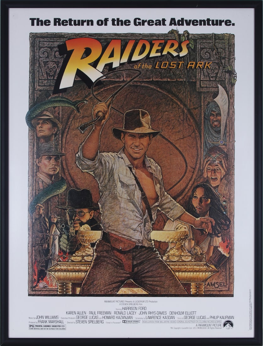 Indiana Jones Raiders of the Lost Ark  (Richard Amsel artwork) (1 of 2)