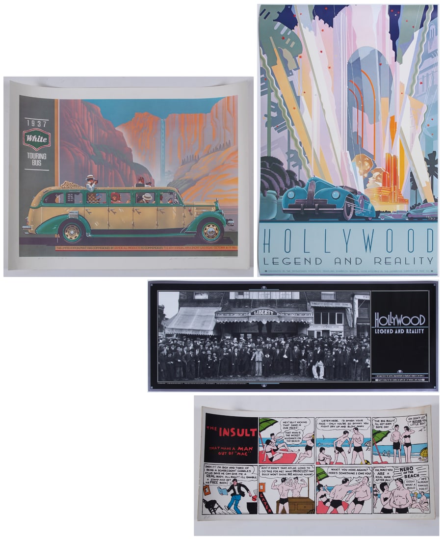 Doug Johnson  (20 th  Century)   (4) &  Artist Unidentified  (five) (1 of 7)