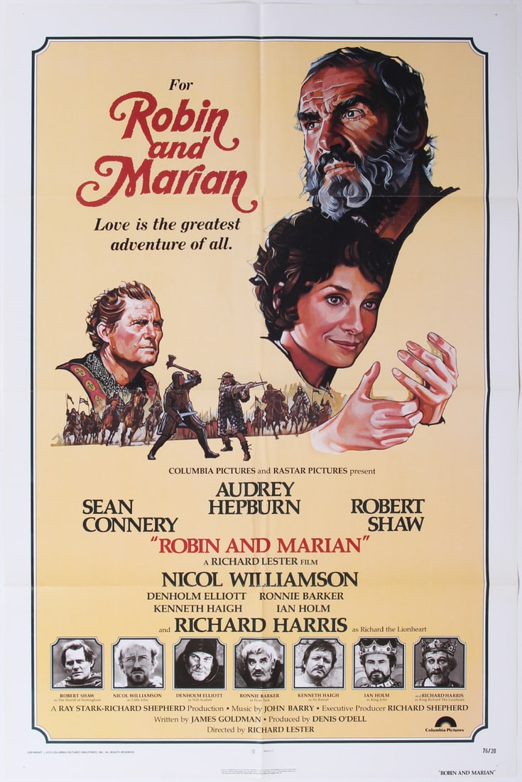 Robin and Marian  (Drew Struzan artwork)   (two) (1 of 3)