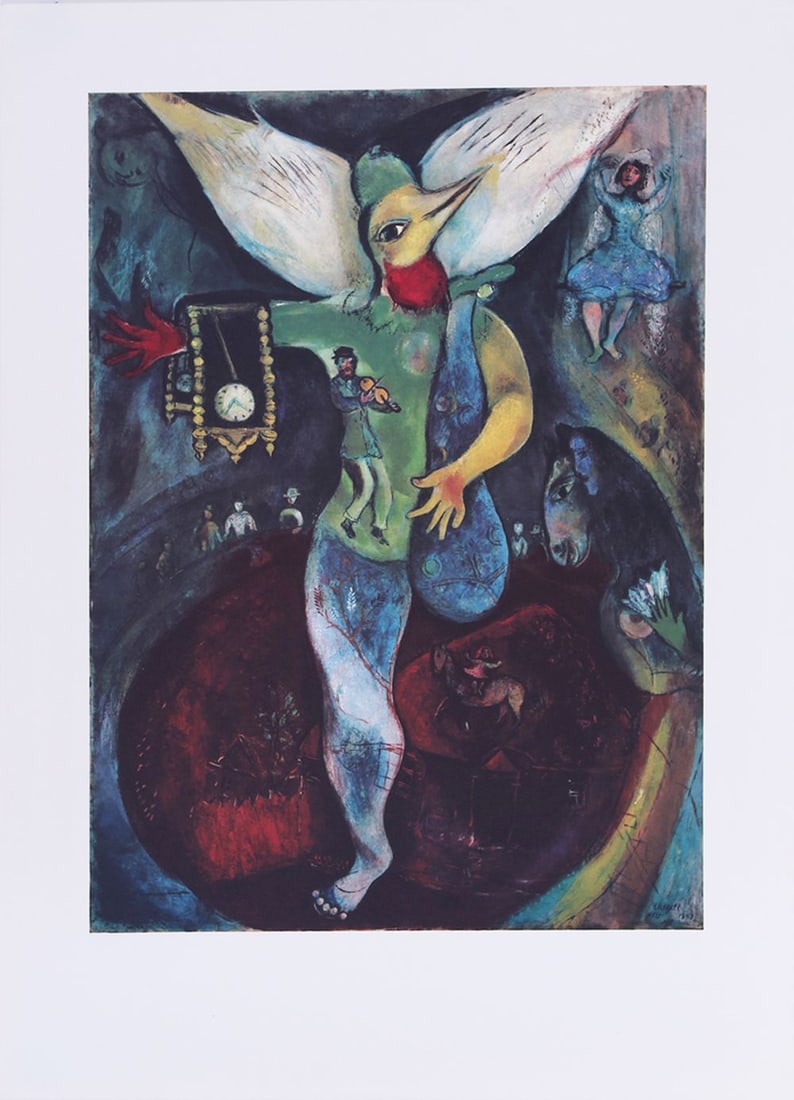 Marc Chagall (1887-1985) Russian French (four): JONGLEUR (Maeght R.36), four of the same quadrichromie lithographs on Arches wove paper, sheet 29 ½ x 21”. (4)