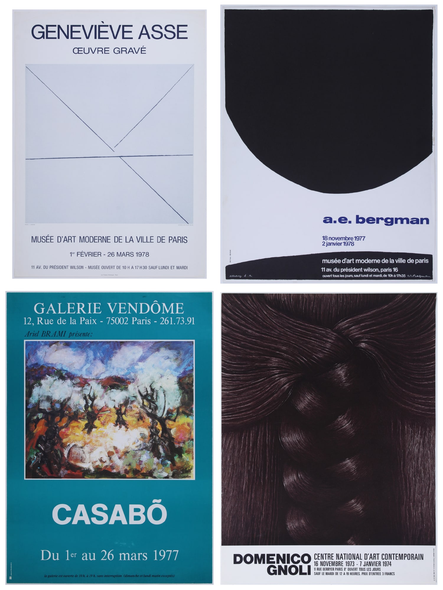 European Artists Exhibition posters  (four) (1 of 5)