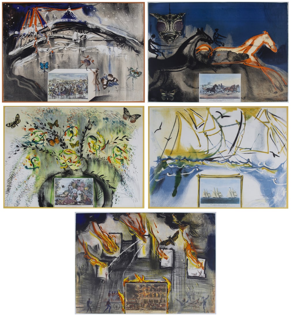 Salvador Dali  (1904-1989) Spain  (five) (1 of 10)