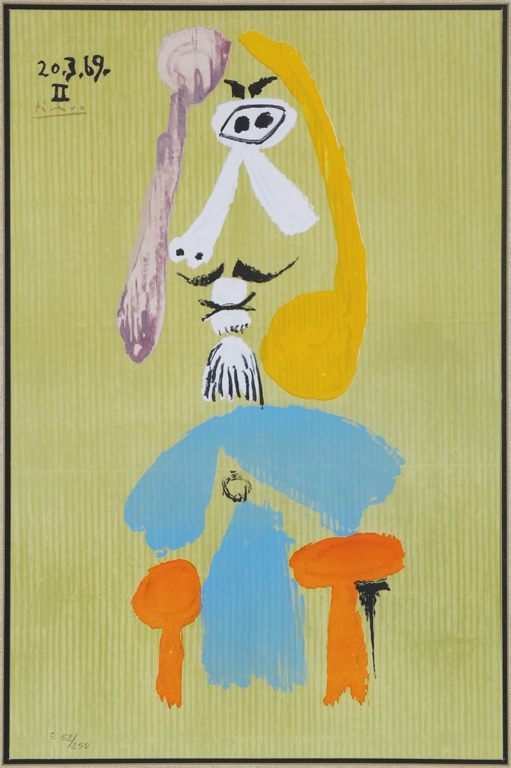 after  Pablo Picaso  (1881-1973) Spanish (1 of 5)