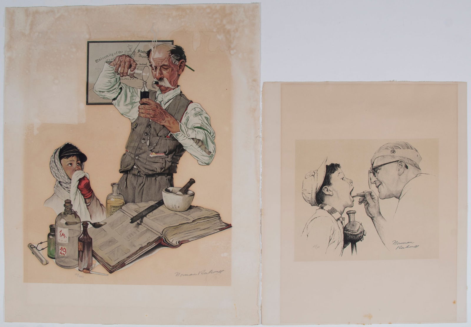 Norman Rockwell  (1894-1978) American  (two) (1 of 5)