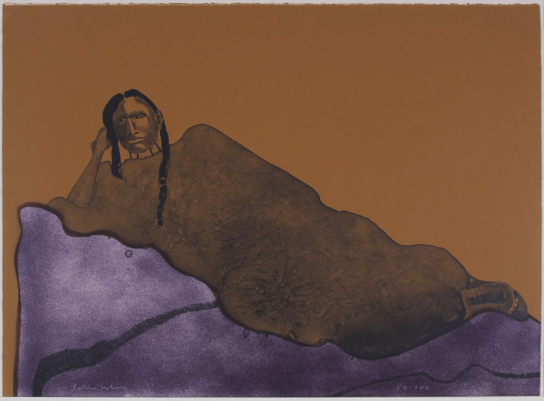 Fritz Scholder  (1937-2005) Native American (1 of 7)