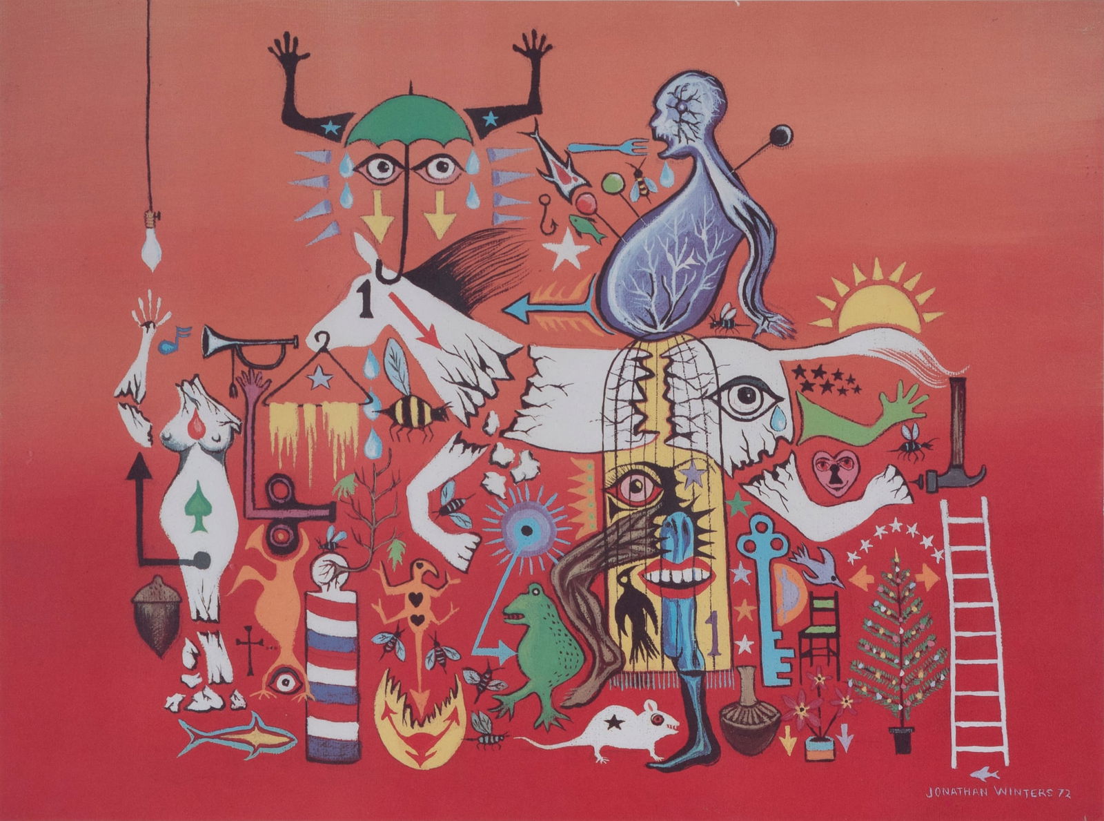 Jonathan Winters  (1925-2013) American (1 of 5)