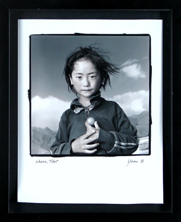 Phil Borges (b. 1942) Californian: YAMA 8, LHASA, TIBET, 1994-96, toned gelatin silver print, titled in ink, from the edition of 40, signed and dated in pencil on the verso, 14 x 11”, framed with glass, minor curling in lower margin,
