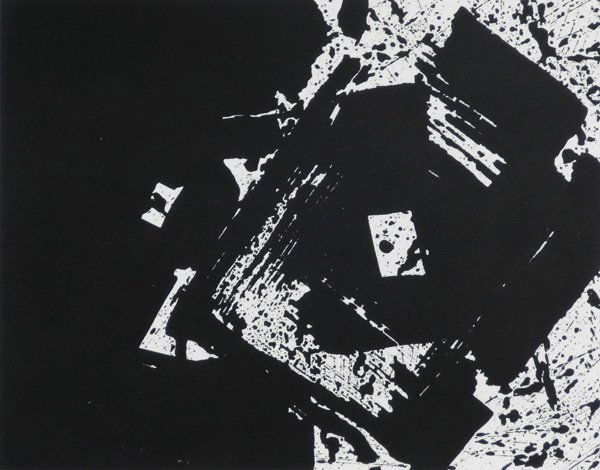 Sam Francis (1923-1994) American: UNTITLED (Self Portrait), (I.29; SFE.400), 1982, aquatint etching, signed in pencil, artists proof aside from the numbered edition of 20, image 11 x 13 ¾”, sheet 23 x 24 ½”, printed by David Kel