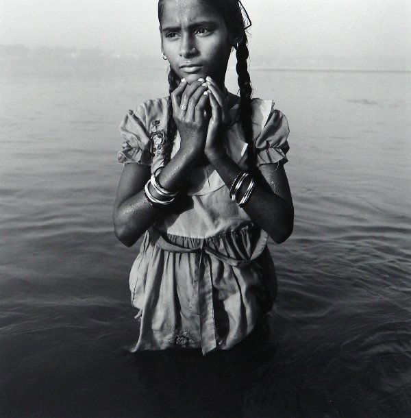 Mary Ellen Mark (b. 1941) American: INDIA, 1989, gelatin silver print, signed in pencil, from the numbered edition 100, sheet 14 x 11”, published by Buhl Foundation.
