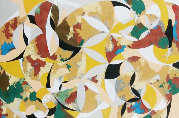 David Palmer (20th/ 21st Century) American: CLOCK, oil painting on wood, signed on verso, 40 x 60”, in good studio condition.