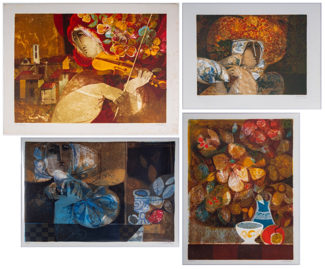 Sunol Alvar  (b. 1935) Spanish  (four) (1 of 5)