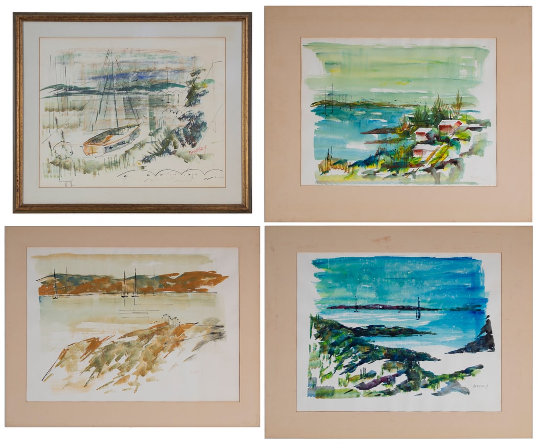 Alfred Birdsey  (1912-1996) Bermuda  (four) (1 of 9)