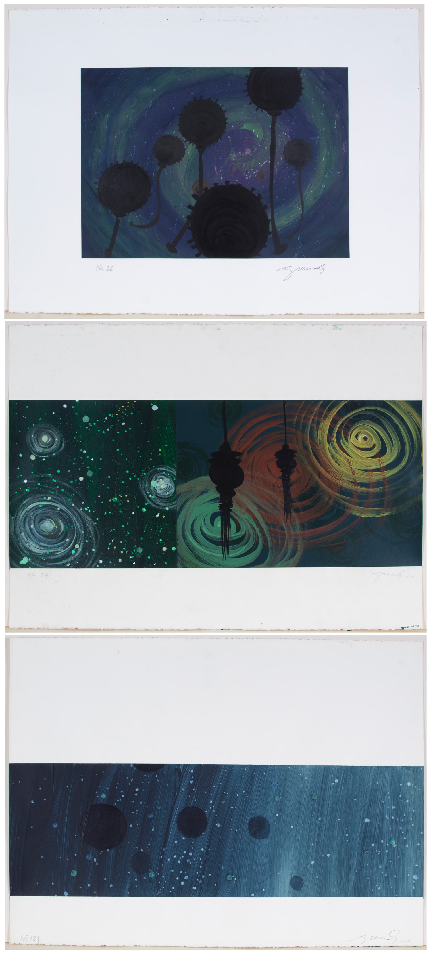 Contemporary Artist Unidentified  (three) (1 of 10)